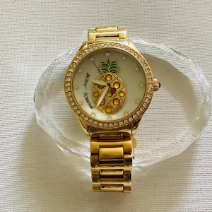 Betsey Johnson Y2K Betseyville‎ Gold Tone Watch Betsey Johnson Watch - Etsy main image 4