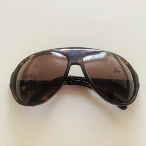 Vintage Burberry Brown Cotton Sunglasses Made in Italy