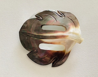 Mimi Di N Vintage 1972 Scallop Sea Shell Belt Buckle Large 5-inch - Etsy