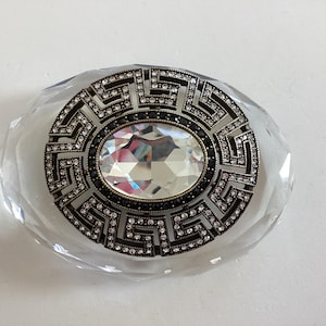 Heidi Daus &quot;Greek Key&quot; broche en hanger. Nieuw