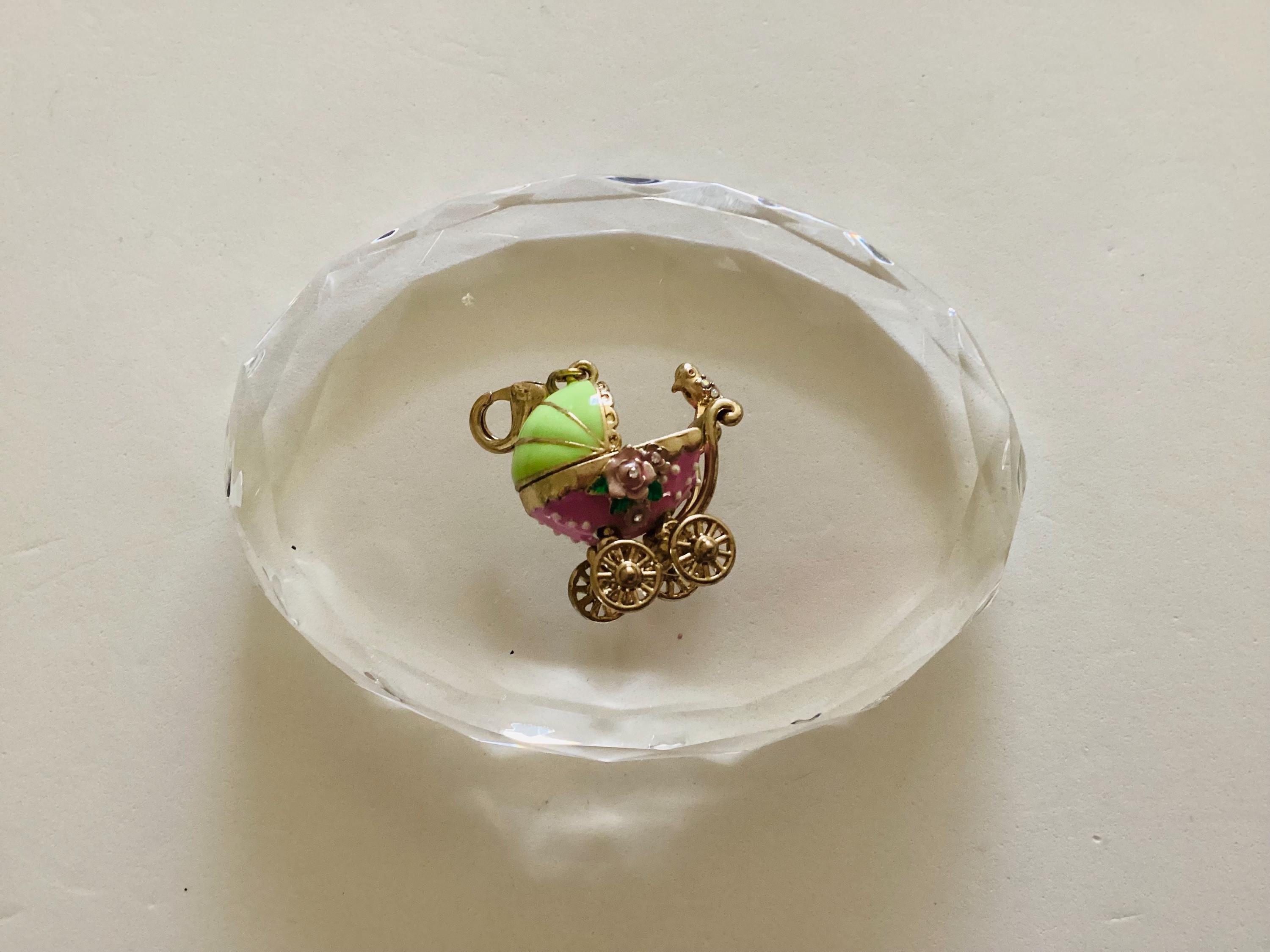 Betsey Johnson Walk in the Park Baby Carrisge Charm