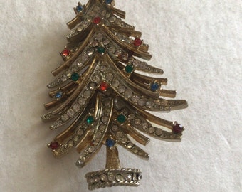 Albero Di Natale Spille Strass Spilla Pin Gioielli Gioielli Accessori - Foto 9