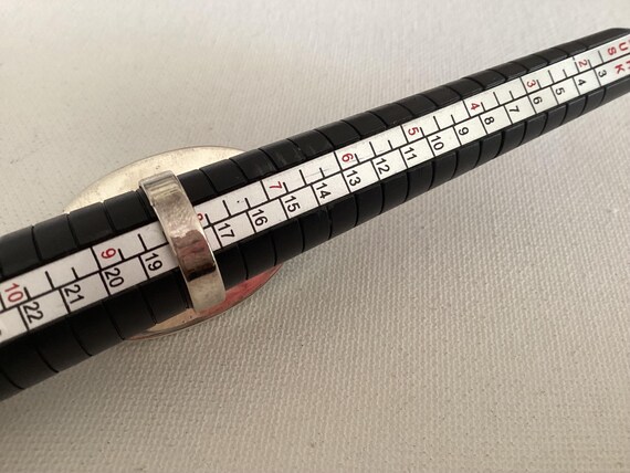 Large Statement Turquoise Ring Sterling Silver si… - image 6