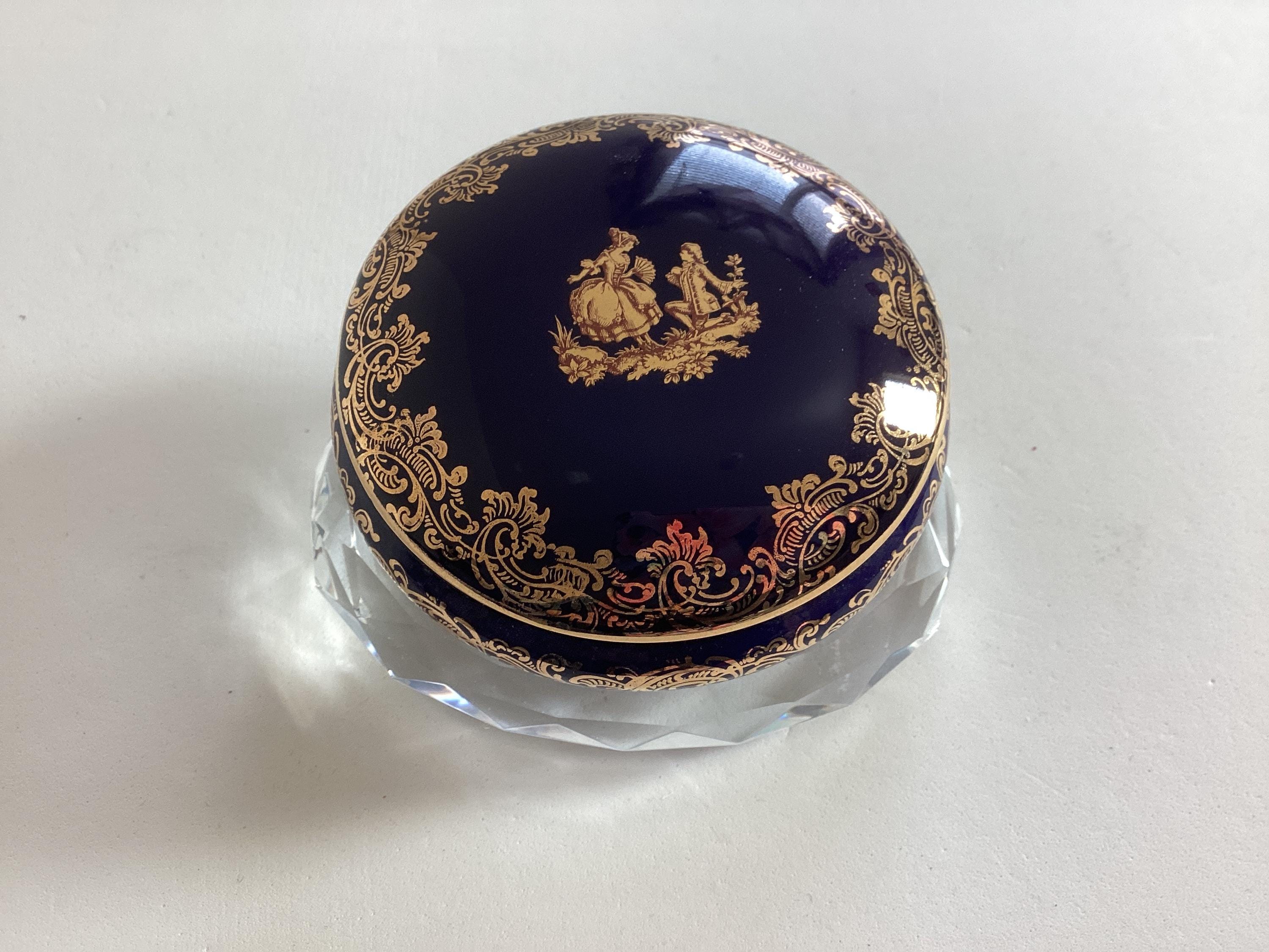 ★リモージュ★エッフェル塔 ハンドペイント トリンケット ボックス サイン入り Limoges box - Etsy 日本