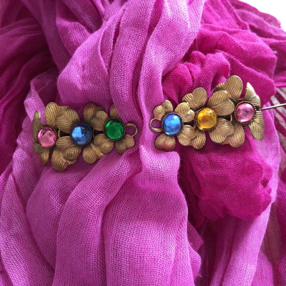 Natty Creation Vintage Brooch/Scarf Clip. - image 1