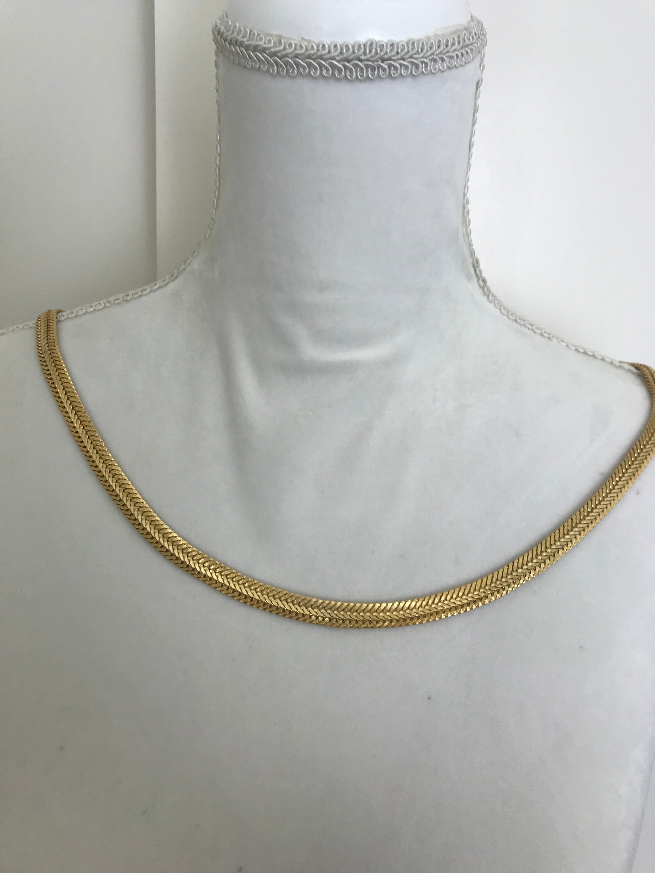 Vintage Italian Silver,gold Plated 29” Chain Necklace.made Vintage Italian Silver,gold Plated 29” Chain Necklace.made