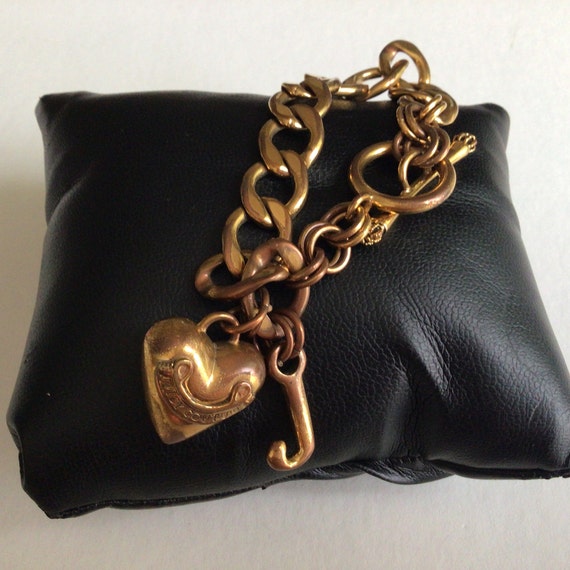 Juicy Couture Gold Bracelet With Hook.rose Gold Tone.size 7.5.mint Vintage  Condition. 