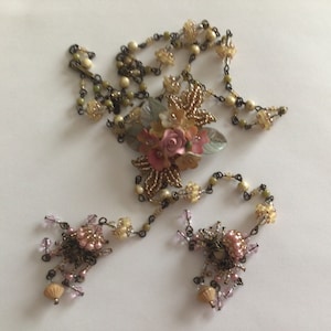 Golleen Toland Vintage Necklace.Gorgeous.Made in 1940’s.Excellent Vintage Condition.