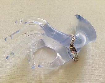 Pulsera de identificación vintage Brighton "Abraza el viaje" en tono plateado