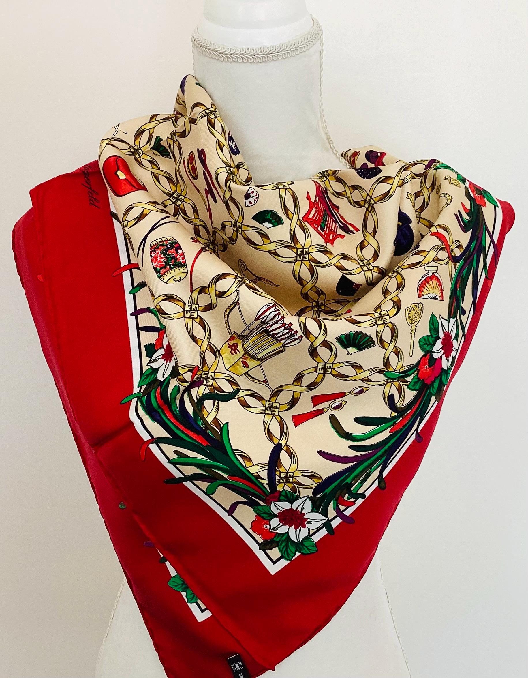 Karl Lagerfeld Scarf - Etsy