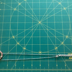 Brighton “Global Dream” Silver Plated,Red Circle Peened Bead Pendant Necklace image 5