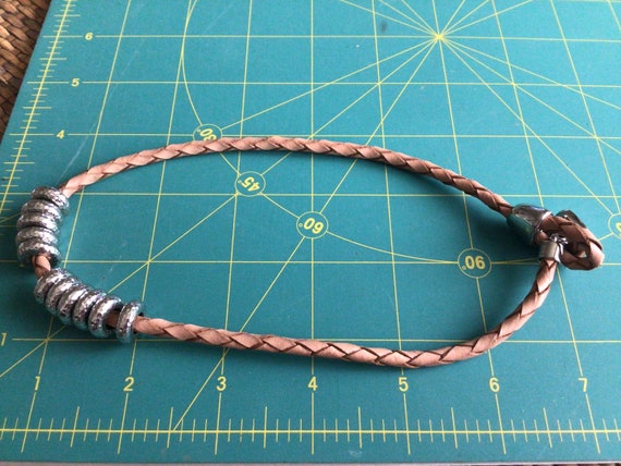 Miabella Genuine Brown Italian Leather Cord Chain… - image 6