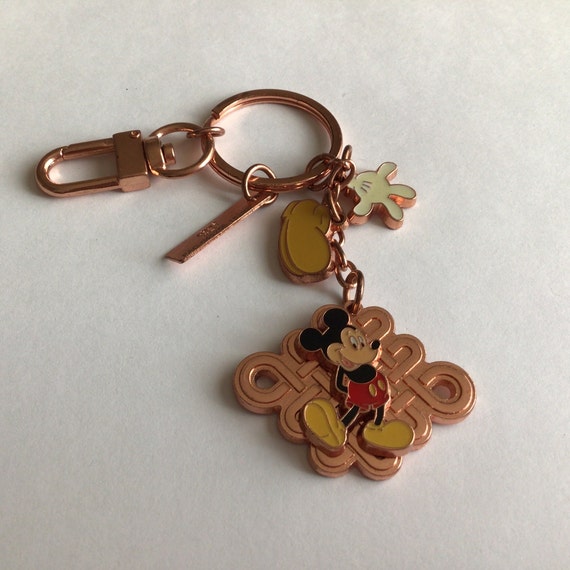 Disney Keychain - Rose Gold - Mickey Mouse.