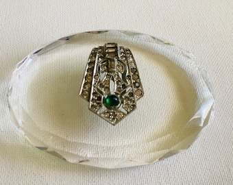Vintage 1940s Art Deco Dress Clip