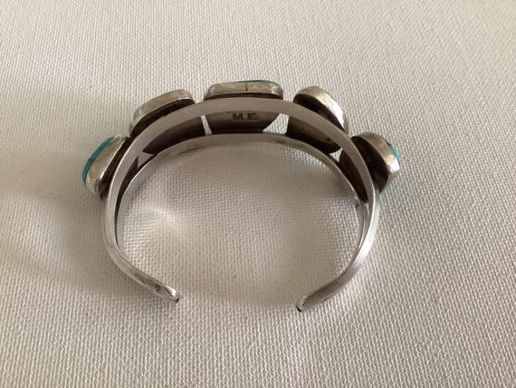 ヴィンテージ ナバホ ナチュラル ターコイズ スターリングシルバー