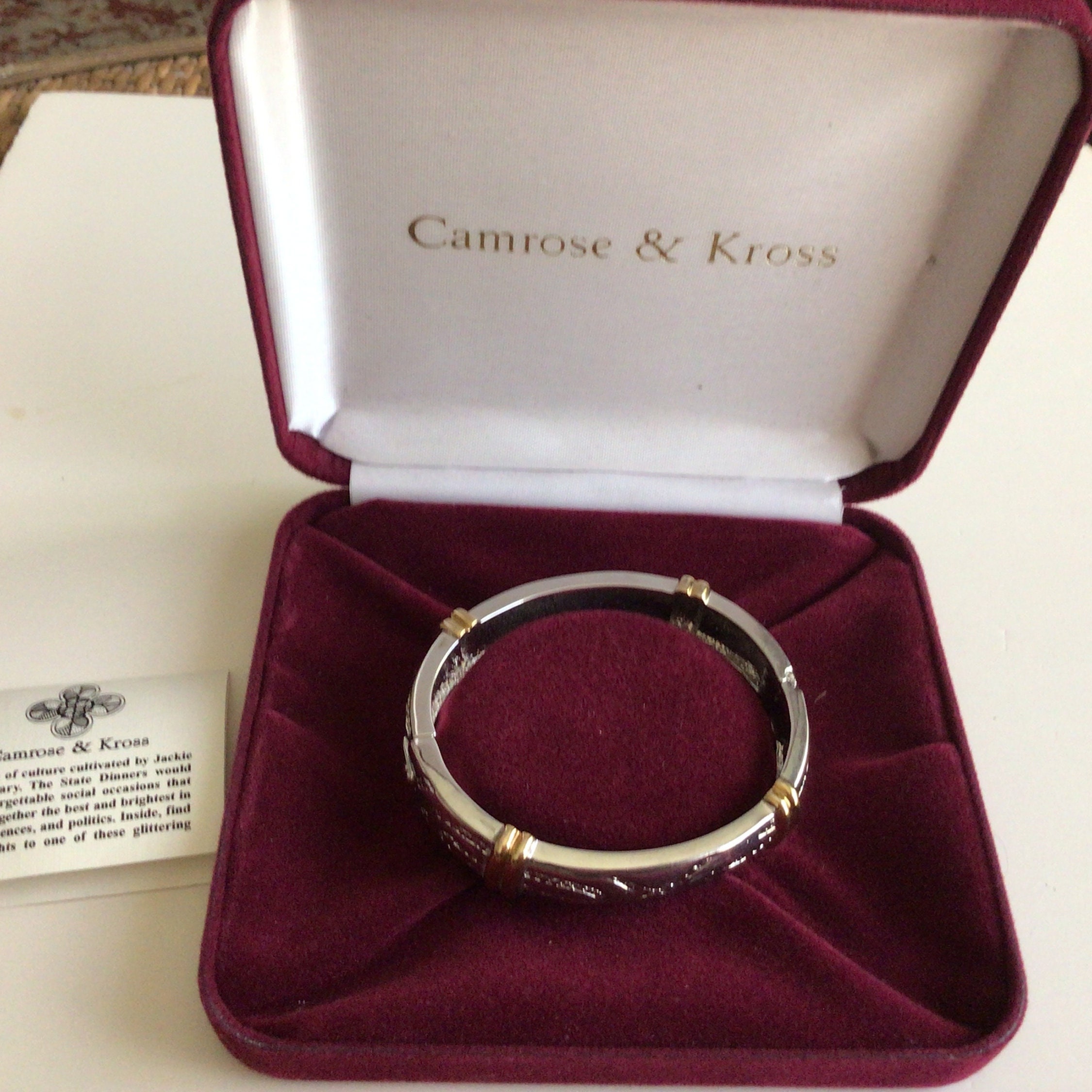 Camrose & Kross: Jacqueline Kennedy Replica Bracelet in Original