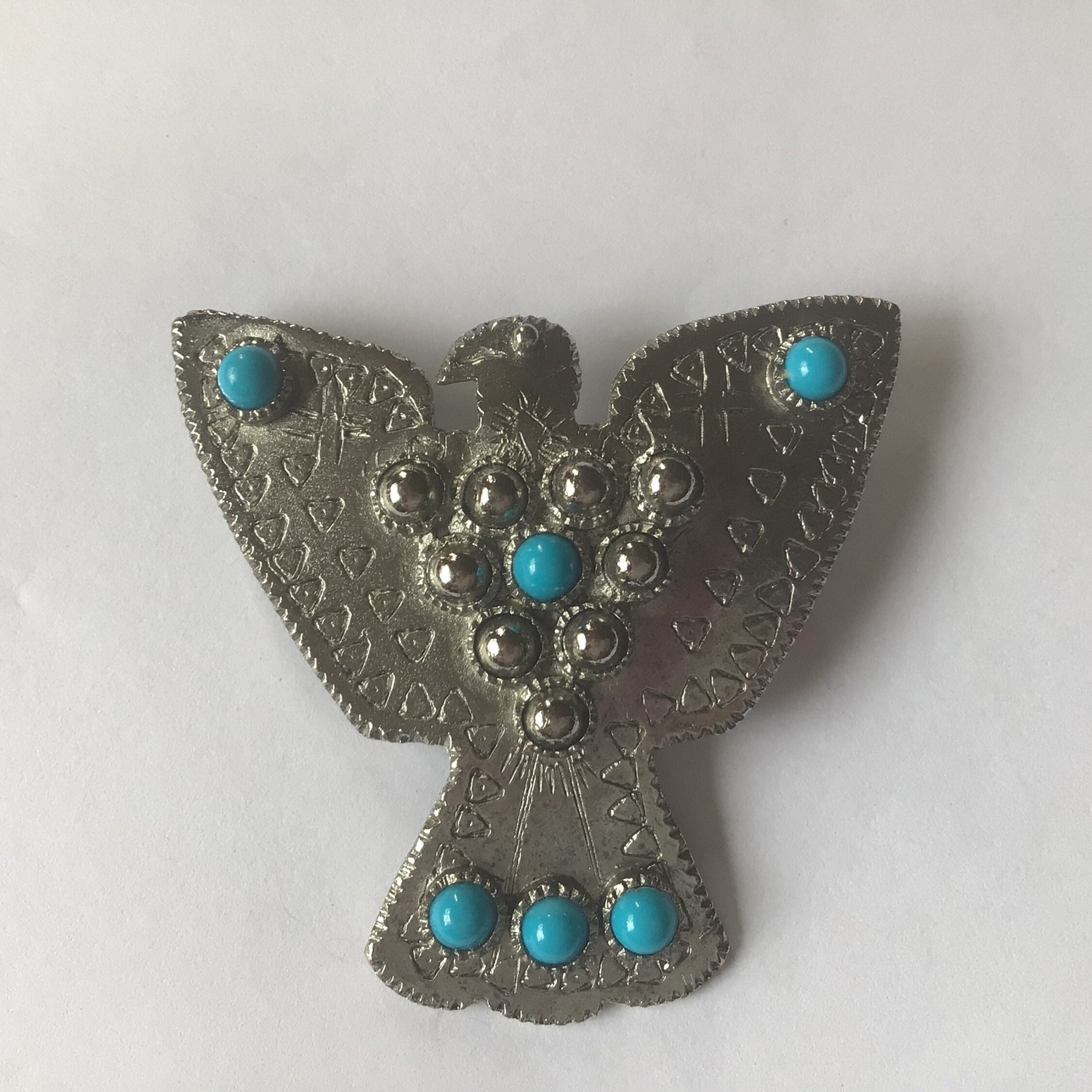 PISCES Vintage Enamel & Rhinestone Brooch Or Lapel Pin