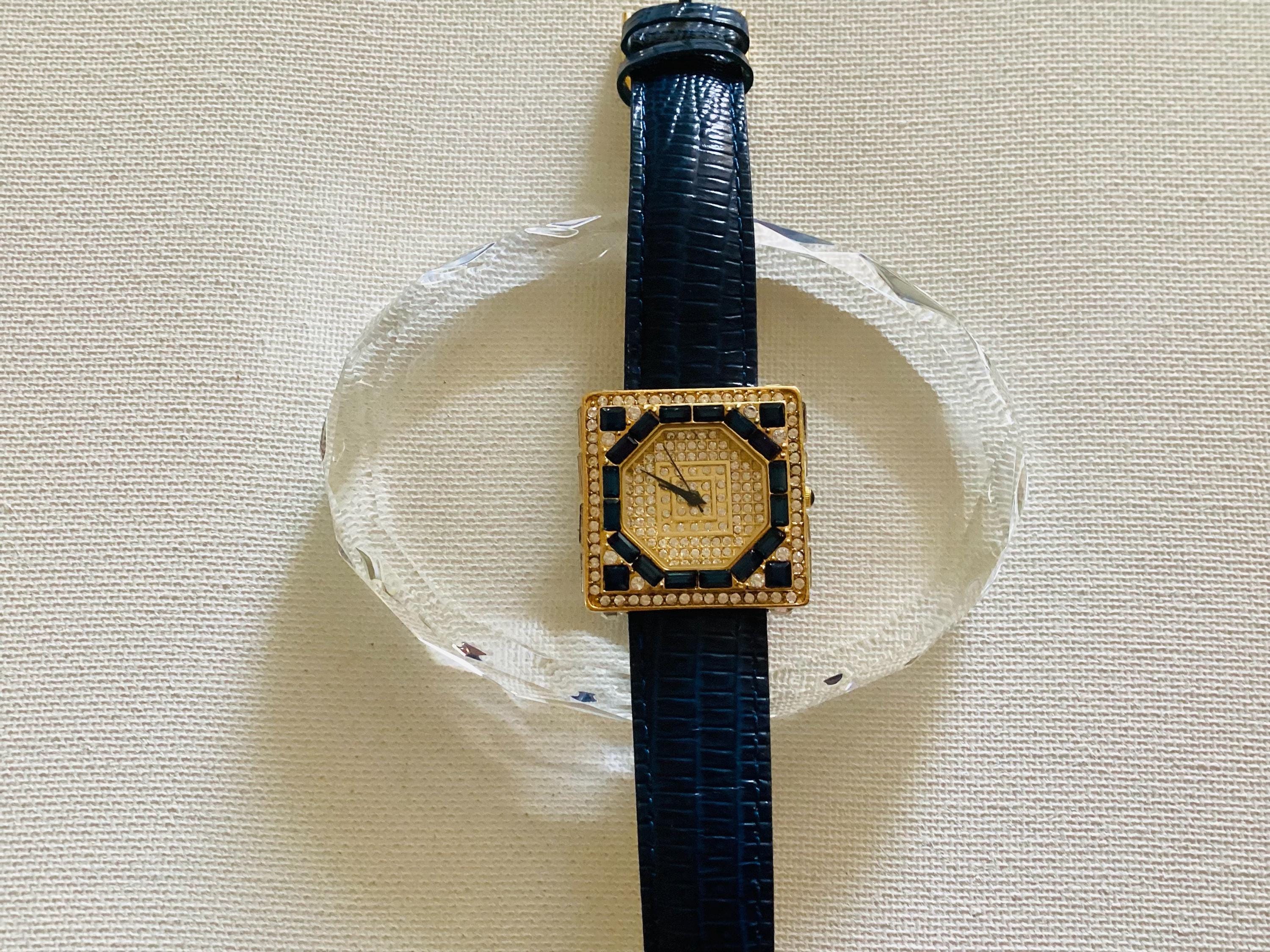 Adrienne Cobalt Blue Crystal Accent Watch Silicone Strap (Women’s Wristwatch) il_fullxfull.6894109440_1gos.jpg main image 2