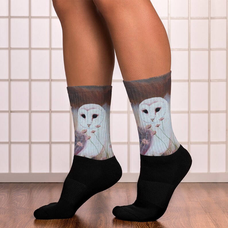Funky Socks Cute Animal Socks Owl Socks Cool Socks Colorful Socks Gag Gifts Crazy Socks Fun Socks Socks for Women Funny Socks