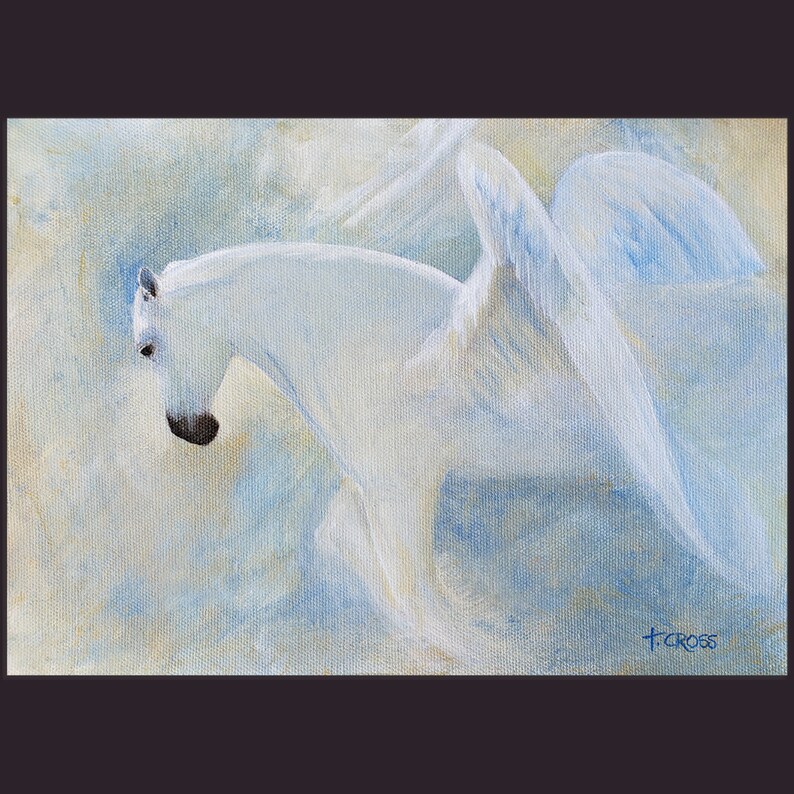 Pegasus Art PrintPegasus Wall ArtPegasus DecorPegasus Etsy