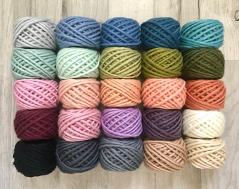 50gm sample super bulky wool yarn pencil roving (22 yd/66 ft) Weaving Knitting Crochet Crafts chunky