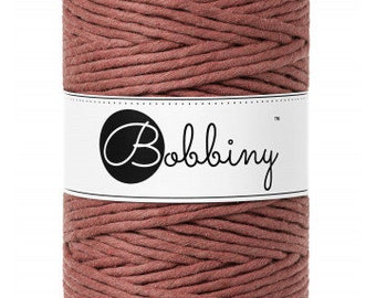 5mm single twist Sunset macrame cord | Bobbiny cotton cord | single twist string | single strand for Macrame Weaving Fiber arts