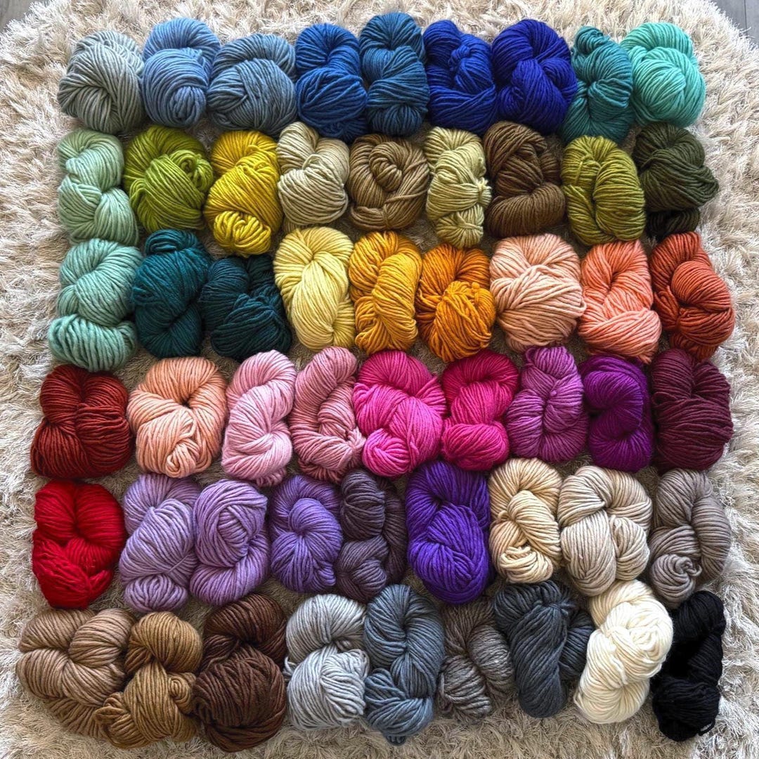 200gm Super Bulky Wool Yarn | Pencil Roving | for Weaving Knitting ...