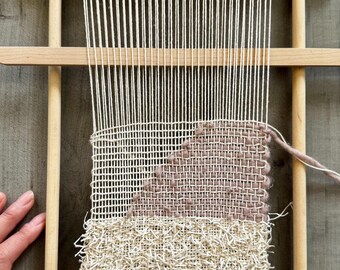 10 x 12" inch Beka Frame Weaving Loom with Shuttle & Needle
