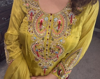 MEHNDI SHORT ANARKALI