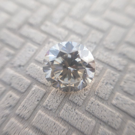 0.50 CT To 5.00 CT Off White Loose Moissanite Diamond Round Cut Use 4 Jewelry