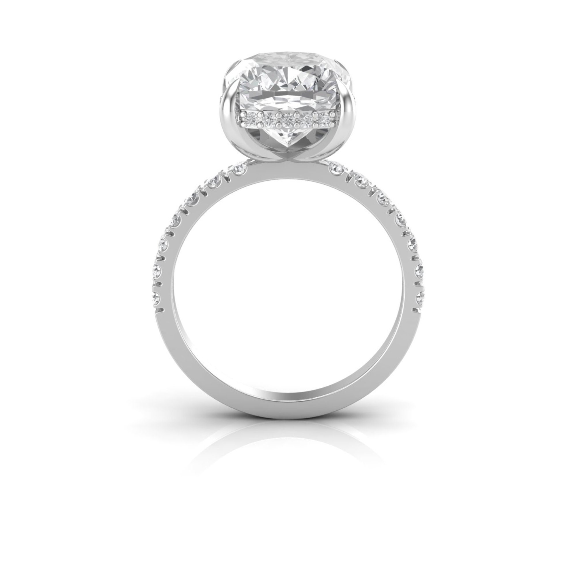 Moissanite Wedding Ring Women Moissanite Jewelry 10KT Etsy