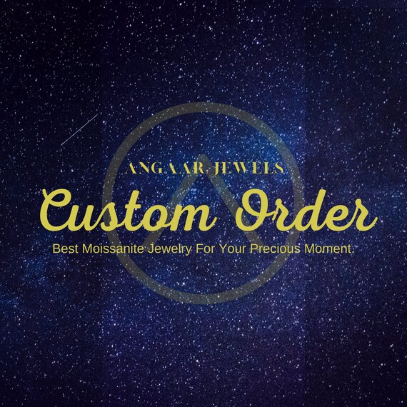 Custom Order 3.00 Carat Sparkling DEF White Portuguese Etsy