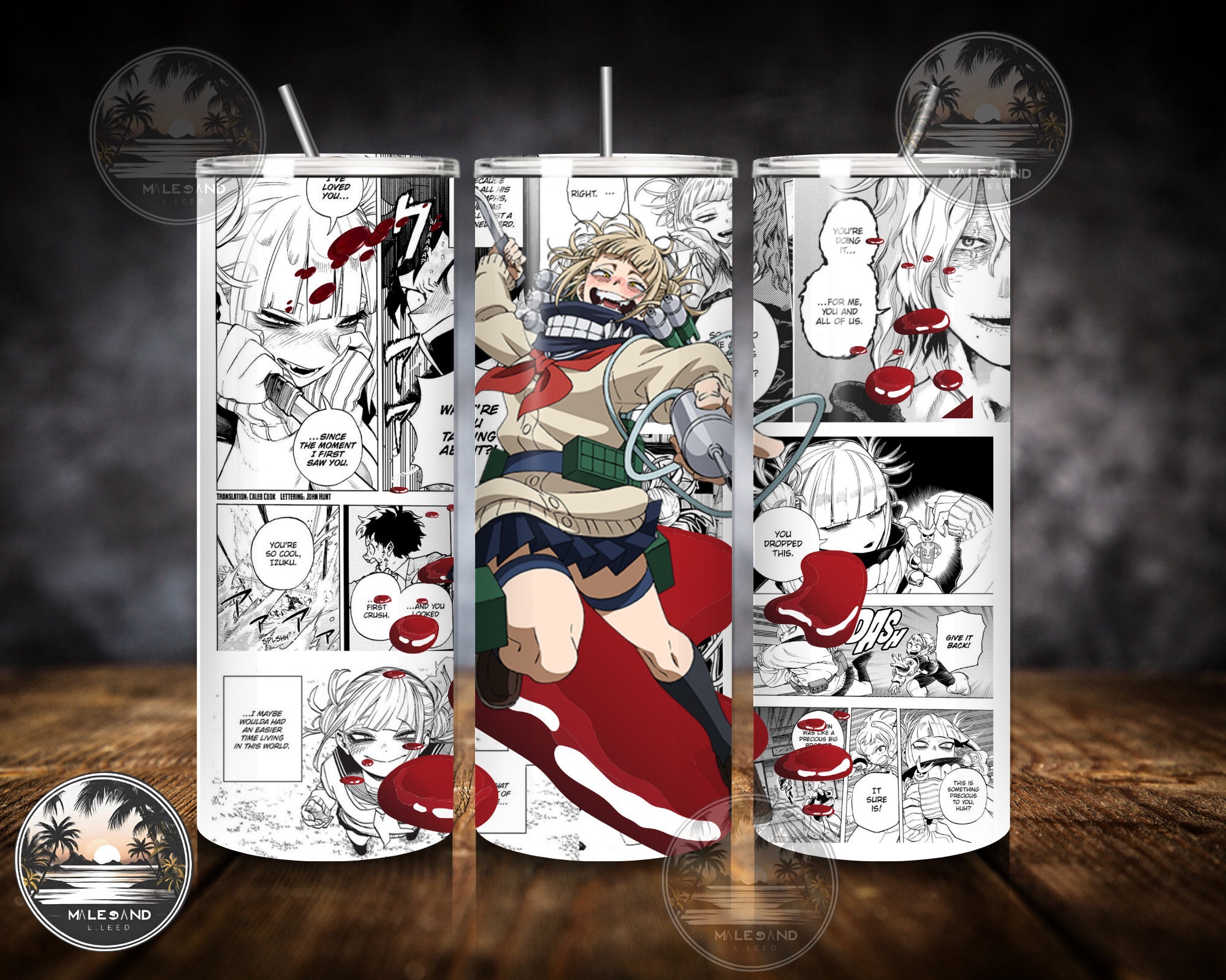 【Himiko。。。TOGA.】エルメス　シャツ　5枚まとめ My Hero Academia Himiko Toga PNG Design for Tumblers, Shirts, Bags
