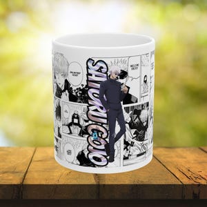 Jujutsu Kaisen Anime-Inspired Ceramic Mug! Satoru Gojo