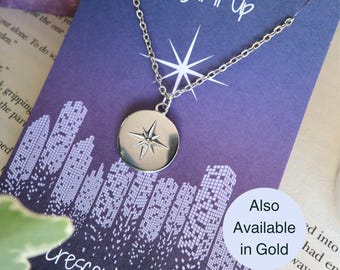 Officially Licenced Crescent City Starborn Coin Necklace, Bryce Quinlan, Gold and Silver, Fantasy Books, Bookish merch, Reader Gift