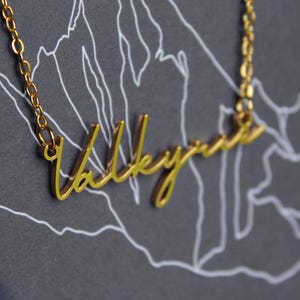 Officially Licenced Valkyrie Stainless Steel Necklace, ACOTAR Merch, Nesta, Bookish Gifts, Silver Gold Necklace Fantasy Romance Reader image 2