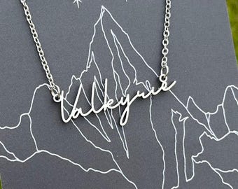 Officially Licenced Valkyrie Stainless Steel Necklace, ACOTAR Merch, Nesta, Bookish Gifts, Silver Gold Necklace Fantasy Romance Reader