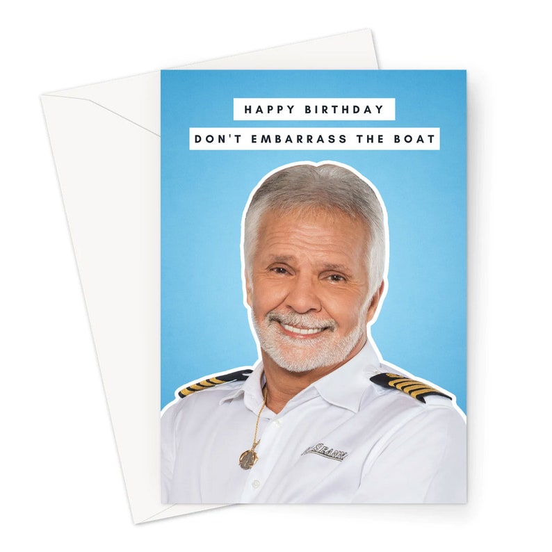 Below Deck Card Below Deck Birthday Card Captain Lee Card Etsy Denmark