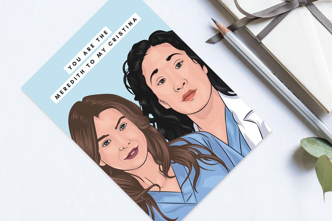 Greys Anatomy Card Grey's Anatomy Card You're My Etsy
