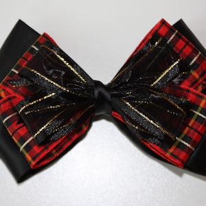 English Plaid Bow-Large