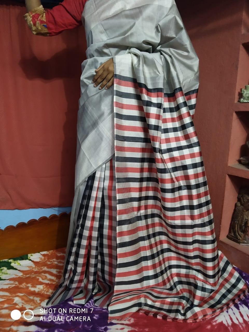 one piece from silk saree