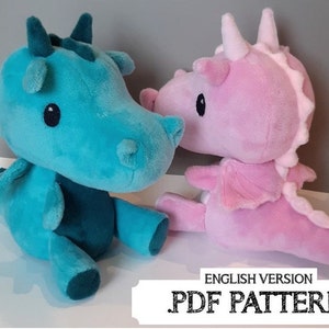 Sewing instructions and pattern for dragon &quot;Mion&quot; (English Version)
