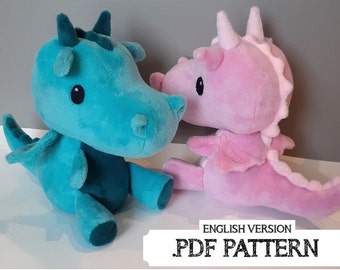 Sewing instructions and pattern for dragon "Mion" (English Version)