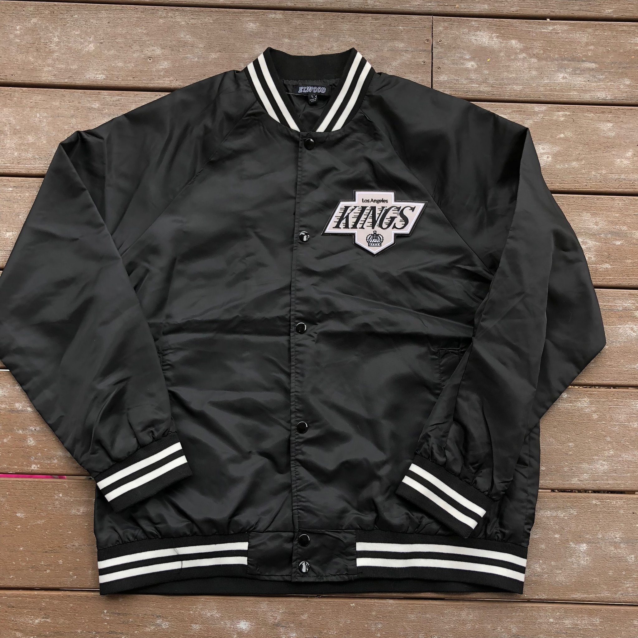 Los Angeles Kings Vintage Satin Jacket Etsy