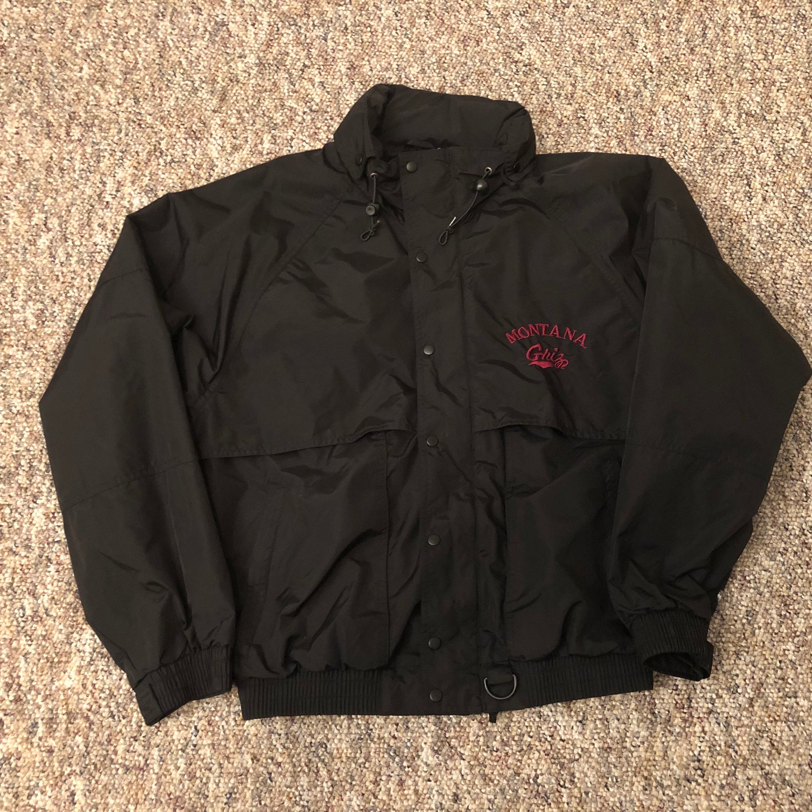 montana black windbreaker