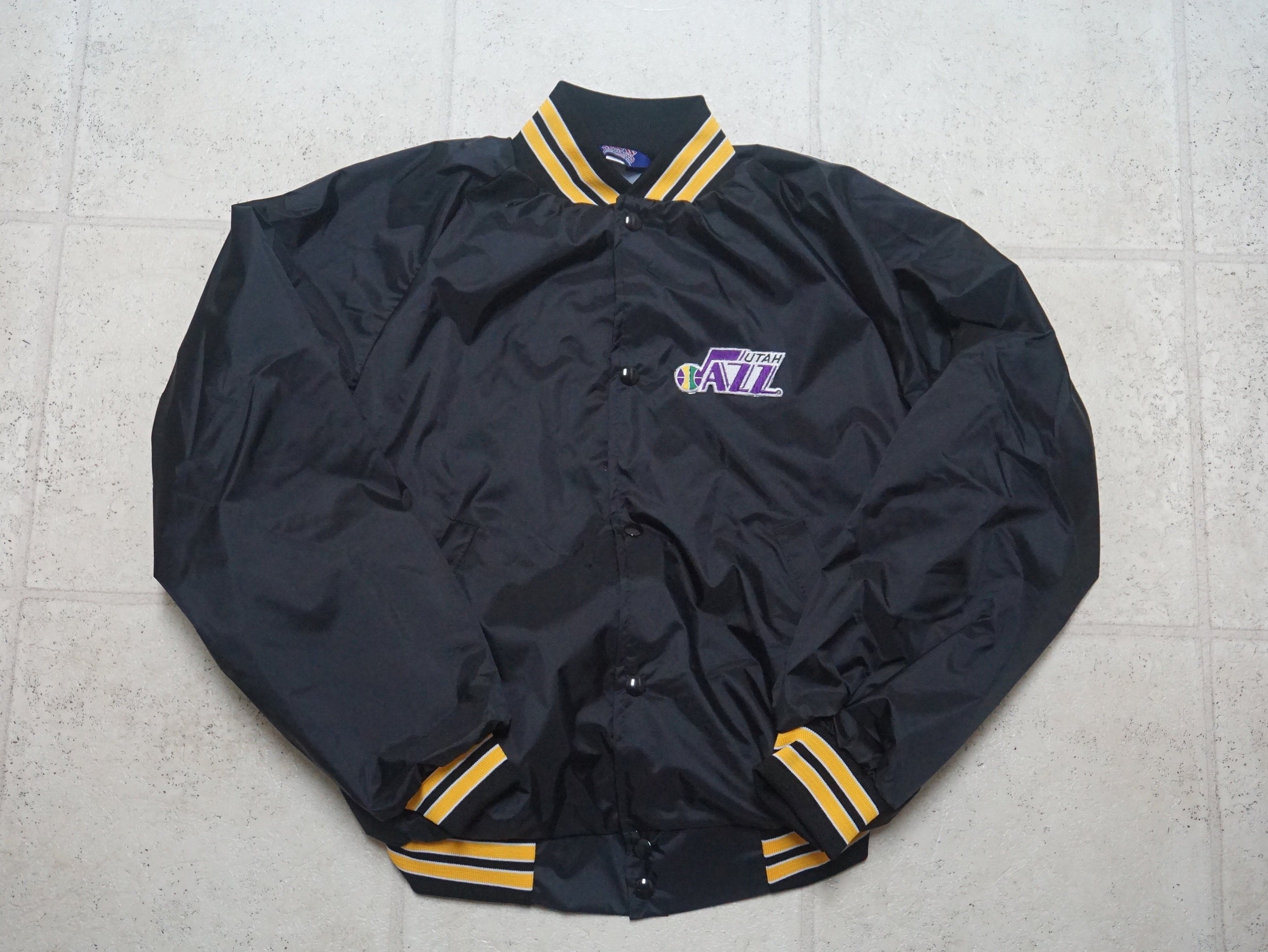 Utah Jazz Vintage Satin Jacket | Etsy