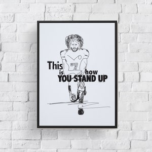 This is how you stand up / Black lives matter/ digital print / original art / blm / George Floyd / minimalist print / 2 pieces