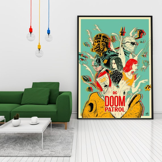 Doom Patrol Dc Tv Series Art Comics Poster Home Decor Wall - Home Decor Dc Doom Patrol Dc Tv Series Art Comics Poster Home Decor Wall - Home Decor Dc