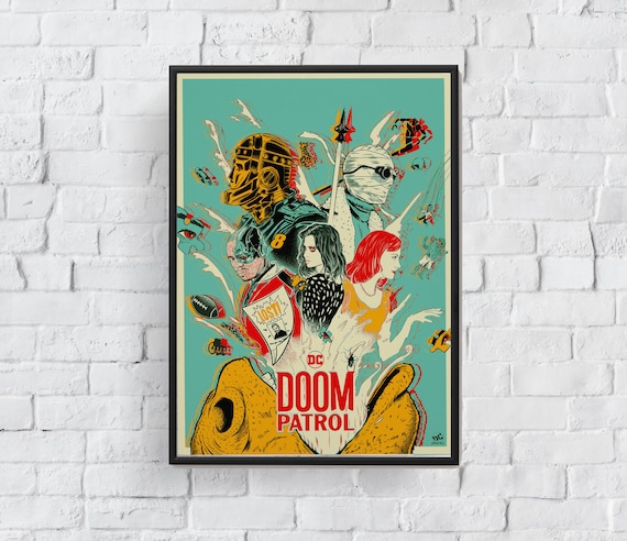 Doom Patrol Dc Tv Series Art Comics Poster Home Decor Wall - Home Decor Dc Doom Patrol Dc Tv Series Art Comics Poster Home Decor Wall - Home Decor Dc