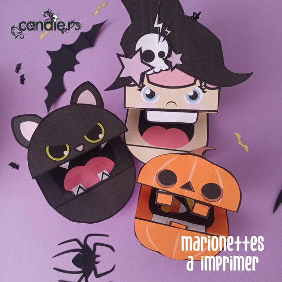 Activité Manuelle En Papier Halloween Etsy